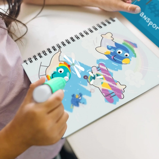 Piešimas be netvarkos, kurį vaikai mėgsta