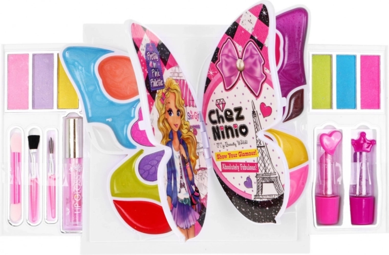 Spalvinga vaikų makiažo paletė