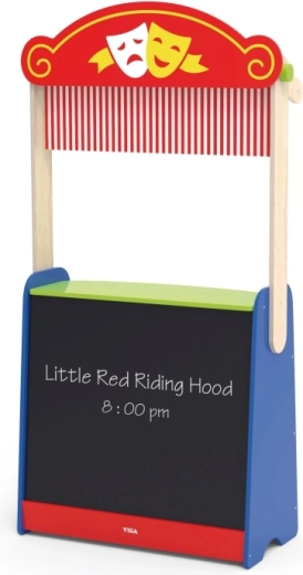 Chalkboard for titles and prices