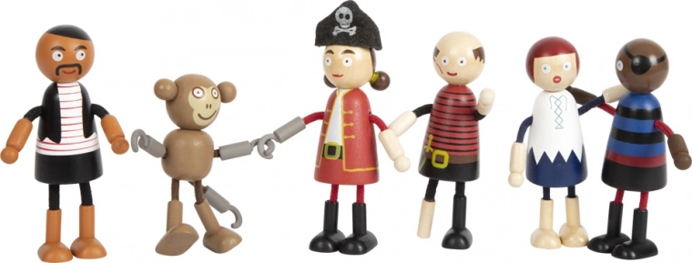 Set of six figures