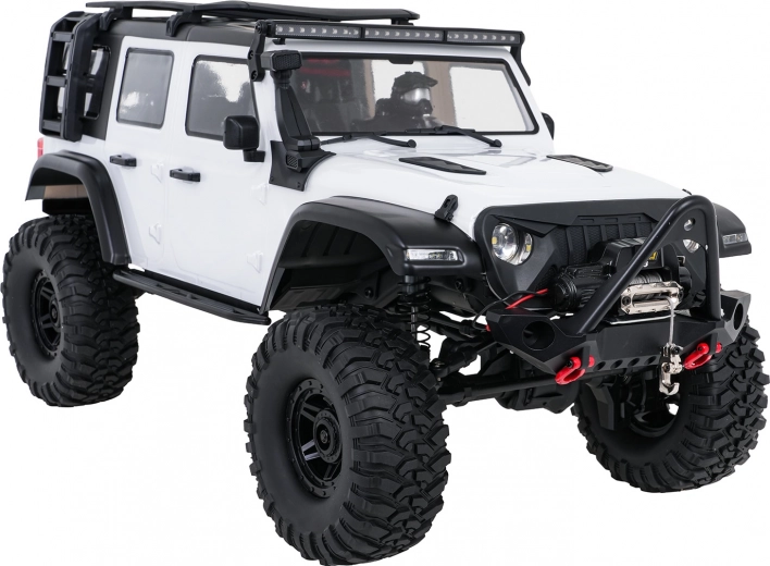 Realistic off-road design and LED lights