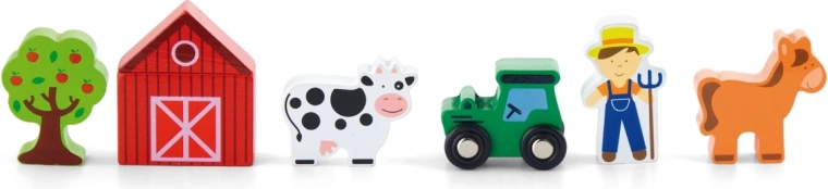 Kūrybiškas žaidimas su ūkininko rinkiniu