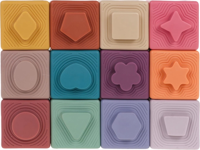 Įvairiaspalvės kaladėlės