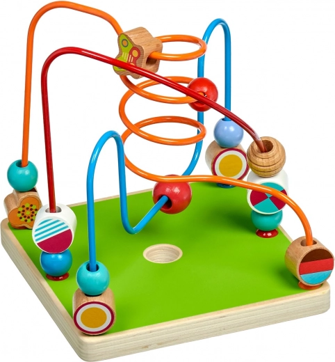 Bead maze for fine motor skills