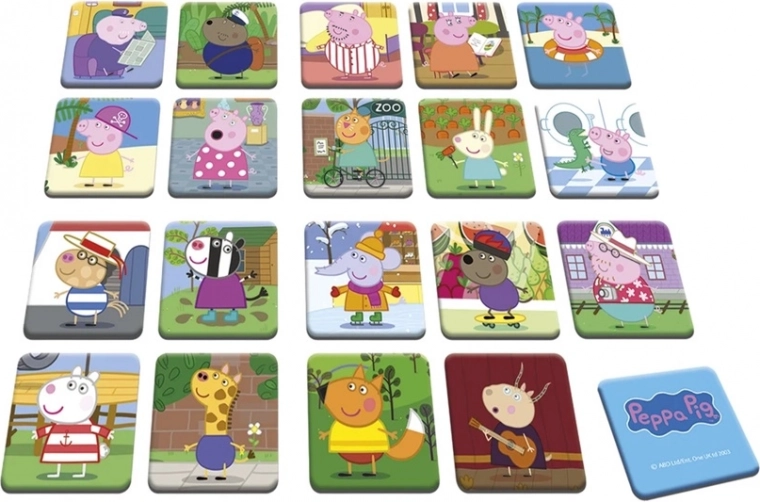 Memory game with Peppa Pig