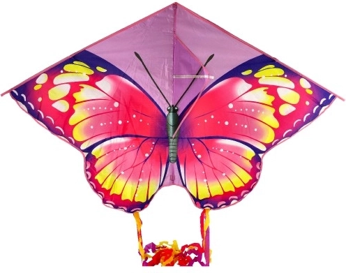 Large butterfly design that stands out in the sky