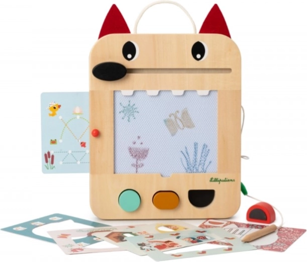 Kūrybiškas piešimas su antspaudais ir kortelėmis