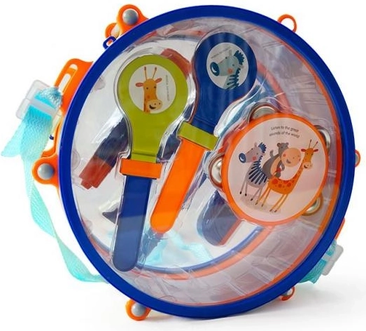 Būgnelis 2 viename: muzika ir laikymo dėžutė