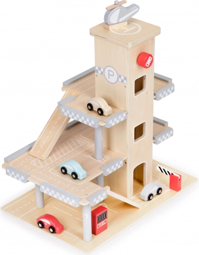 Trijų aukštų garažas begaliniam smagumui