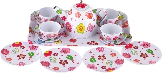 Patvarus metalinis arbatinis rinkinys