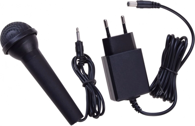 Karaoke pramoga su mikrofonu ir įrašymu