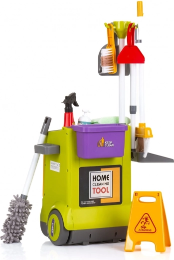 Lengvas ir stabilus vežimėlis mažiesiems pagalbininkams