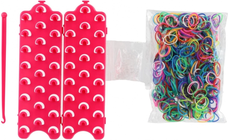 600 spalvotų silikoninių gumyčių