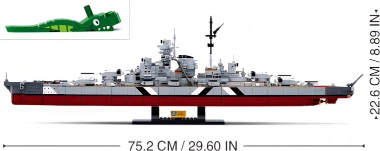 Įspūdingi matmenys ir mastelis 1:350
