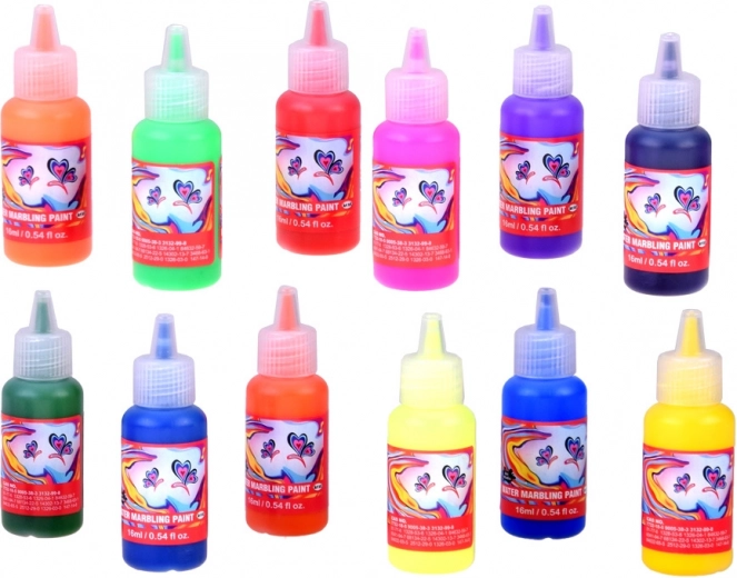 12 sodrių spalvų su tiksliu dozavimu