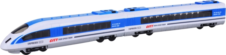 Realistiškas greitaeigis traukinys su šviesomis