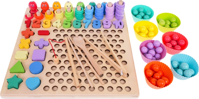 Skaičiavimas ir rūšiavimas su skaičiais 1–10