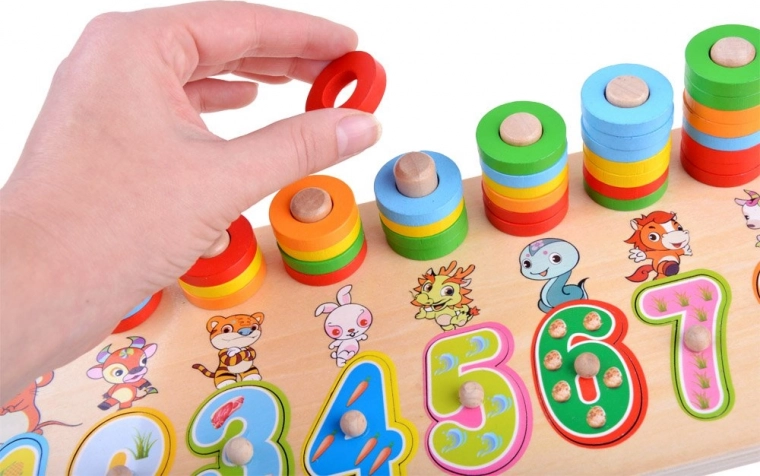 Skaičių mokymasis žaidžiant