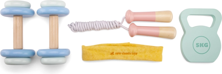 Mediniai hanteliai ir girja