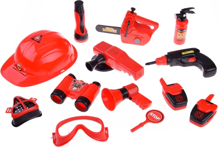 Pilna įranga mažiesiems gaisrininkams