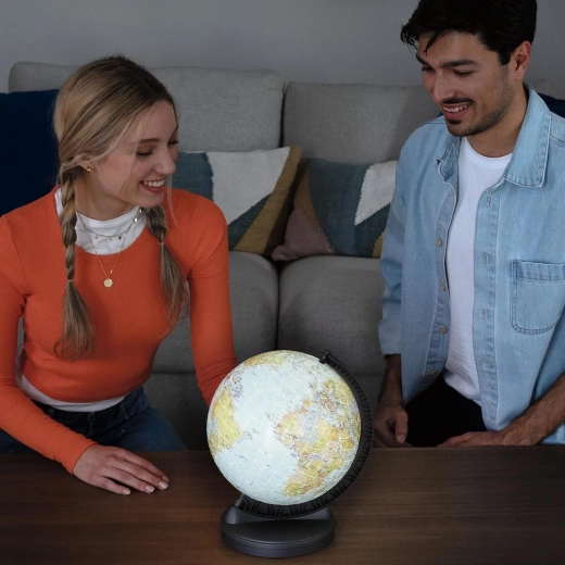 Šviečiantis gaublys mokymuisi ir atmosferai