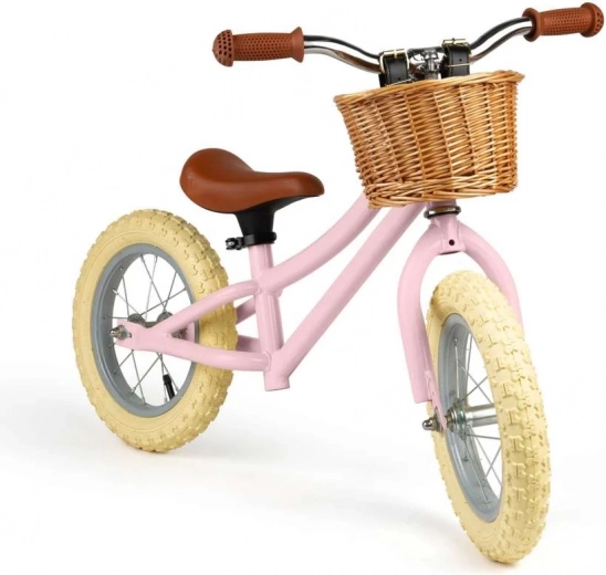 Lightweight metal frame and pneumatic tires
