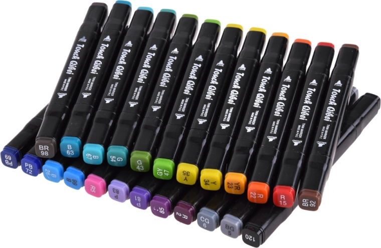 Ryškios spalvos ir tolygus brūkšnys