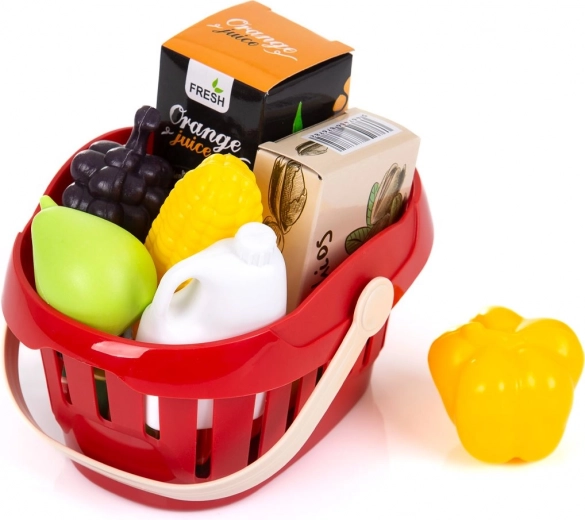 Krepšelis ir maisto produktai pilnam žaidimui