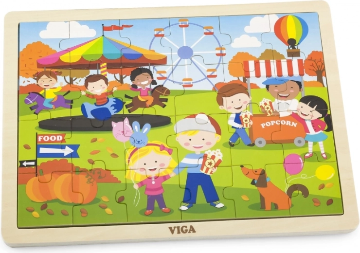 Linksmos rudens mugės motyvas