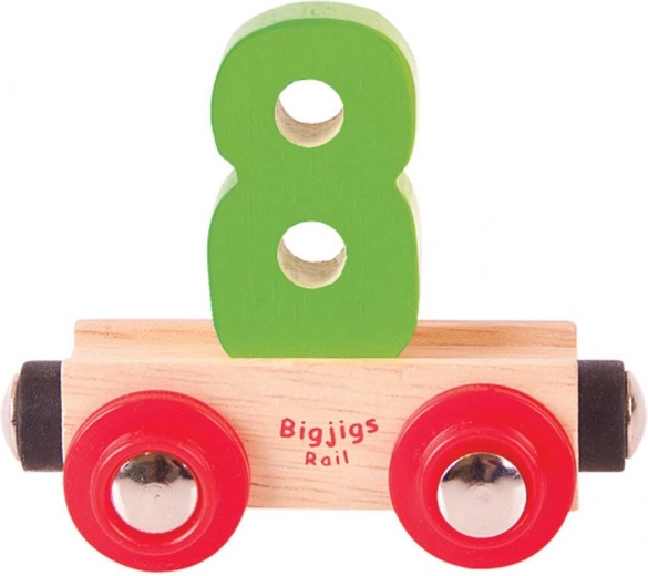 Removable number 8 for creative play