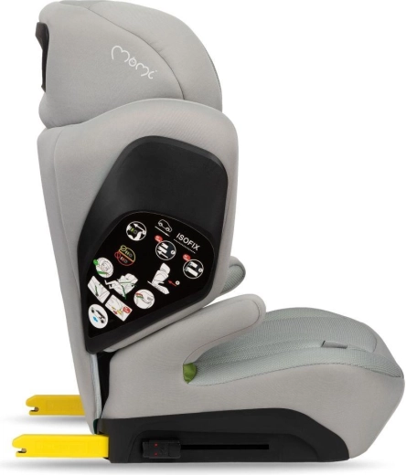 Saugus montavimas naudojant ISOFIX su indikatoriumi