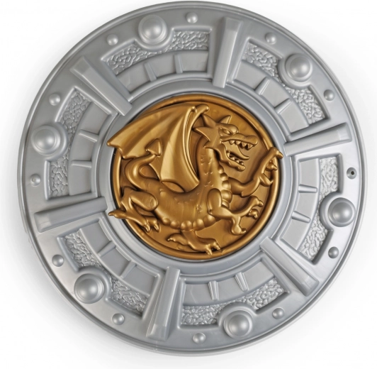 Stilingas dizainas su auksiniu drakonu