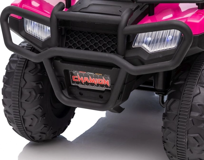 Large off-road wheels for stability