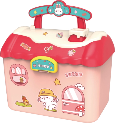 Nešiojamas lagaminėlis su skyreliais