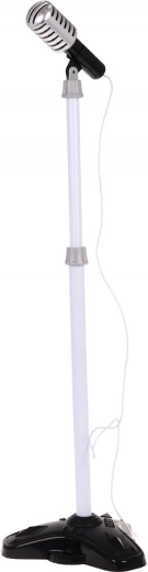 Mikrofonas ant reguliuojamo stovo