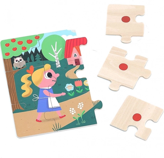 Durable wooden pieces for little hands