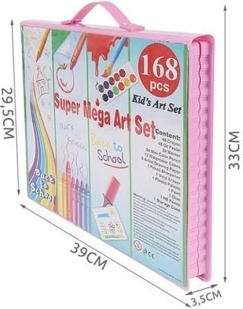 Praktiškas rožinis lagaminėlis su rankena