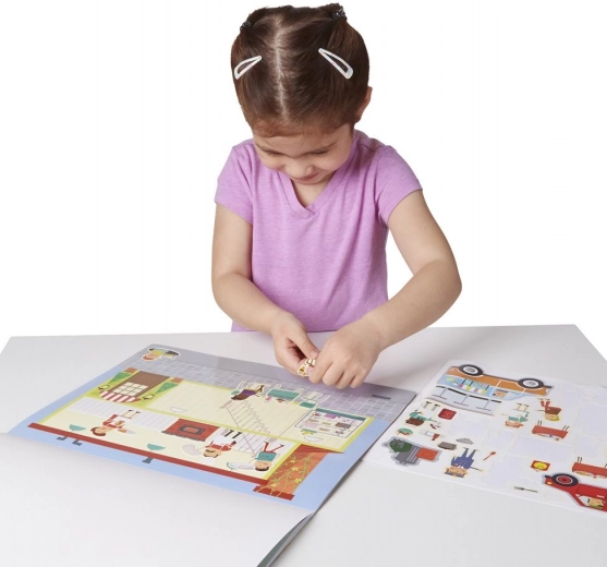 Interaktyvus žaidimas su lipdukais