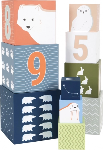Educational game with numbers and animals