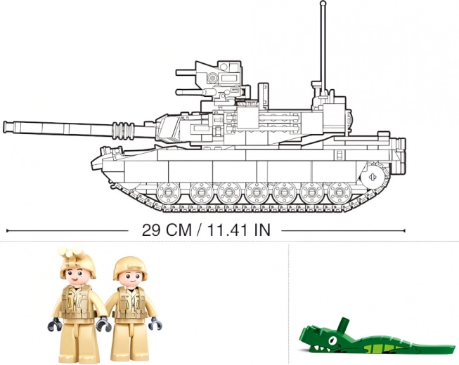781 detalė ir 2 figūrėlės dinamiškiems scenarijams