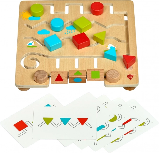 Templates and rotating blocks for varied play