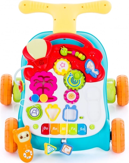 2-in-1: walker and activity table