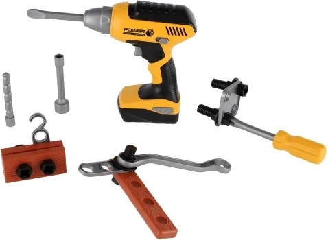 Realistiškas akumuliatorinis grąžtas su garsu