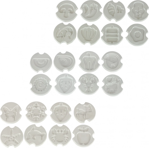 Spalvoti geliai ir formelės