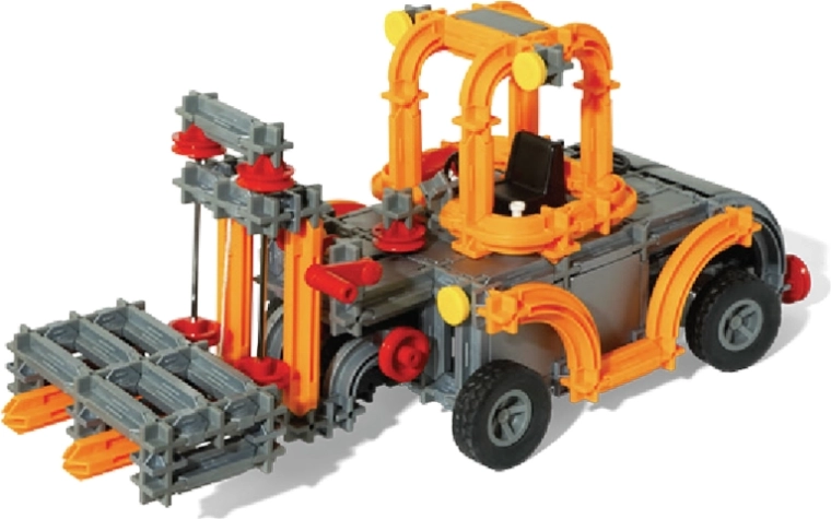 Šakinis krautuvas realistiniam krovimui