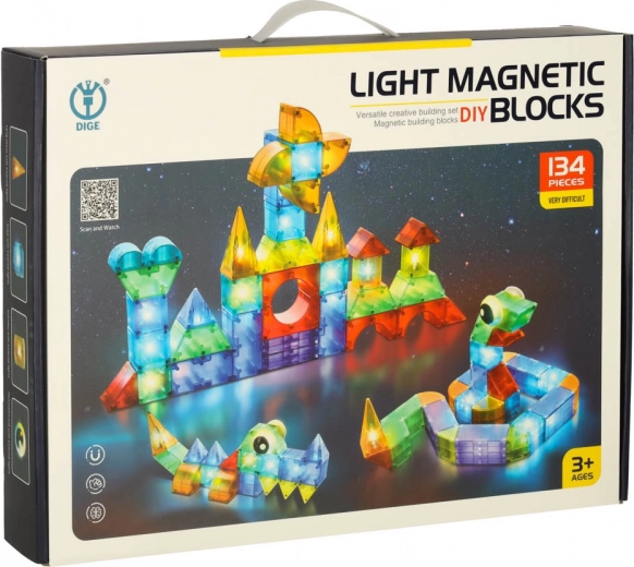 Šviečiantys magnetiniai konstruktoriai