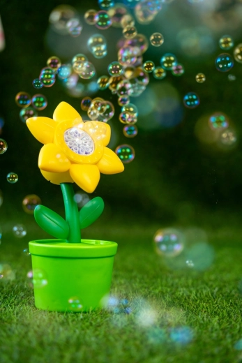 Stebuklinga gėlė, kuri leidžia burbuliukus