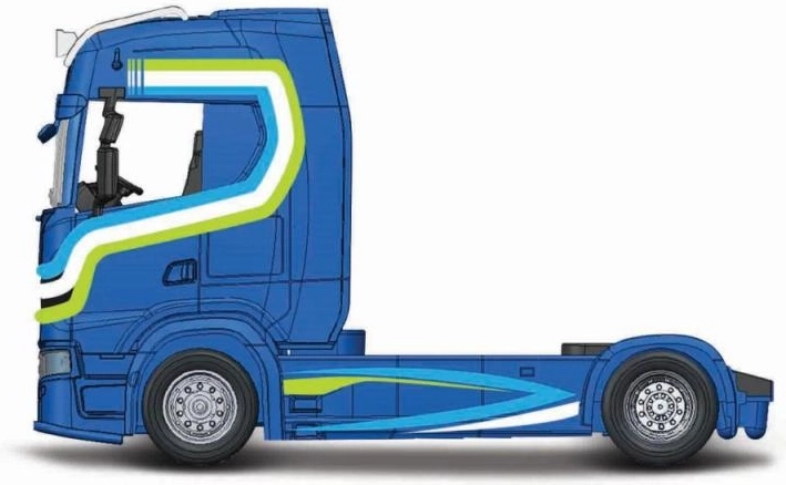 Metalinė konstrukcija 1:43 masteliu