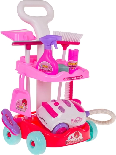 Stabilus vežimėlis su lentynėlėmis ir ratukais