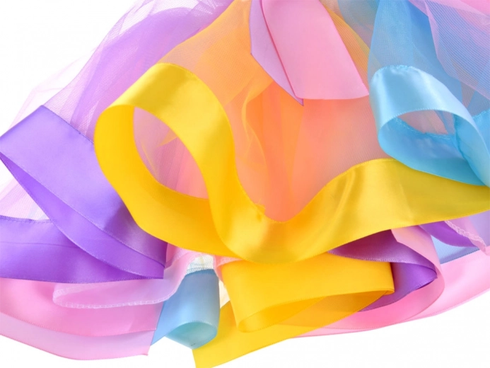 Spalvingas tutu sijonas